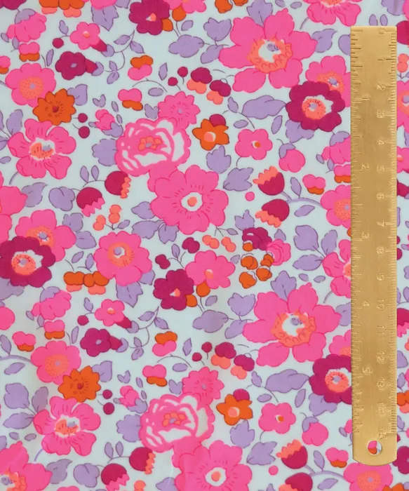 Liberty Lawn Betsy Bespoke Pink Neon