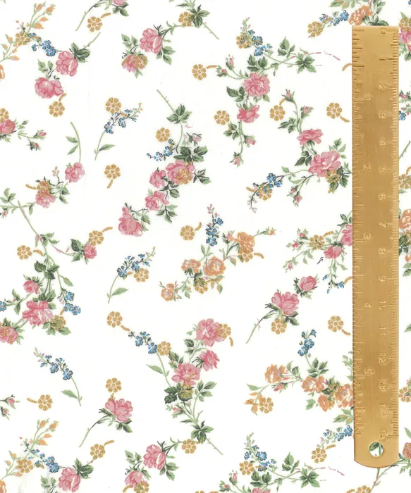 Liberty Tana Lawn - Classic Capsule 2025 Metallic - Elizabeth Blossom A