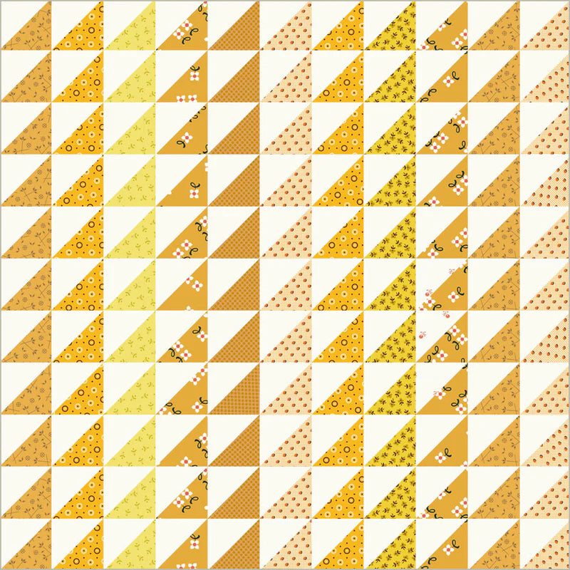 Denyse Schmidt - Made Easy Triangle Stripe in golden