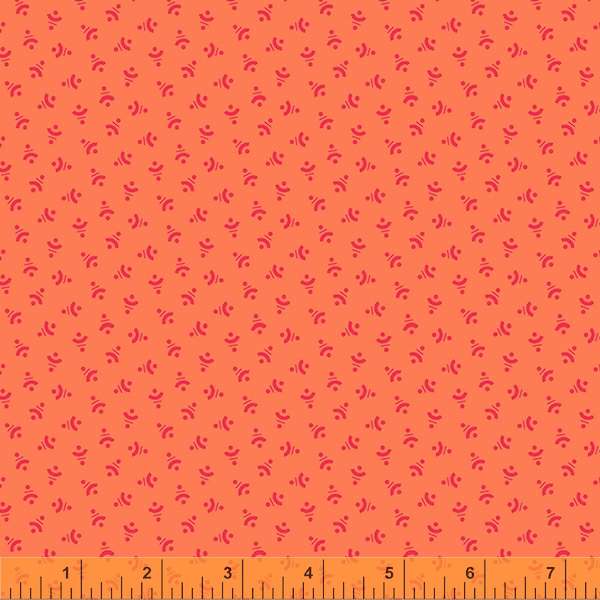 Denyse Schmidt - Darling -  geo ditsy in orange REMNANT