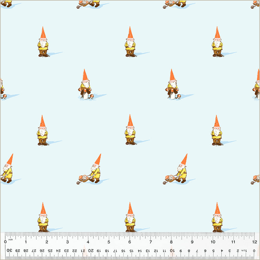 Heather Ross - Studio Edit - Gnomes - Blue