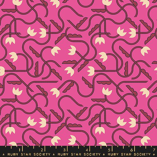 Woodland Park - That One Flower Print - Raspberry