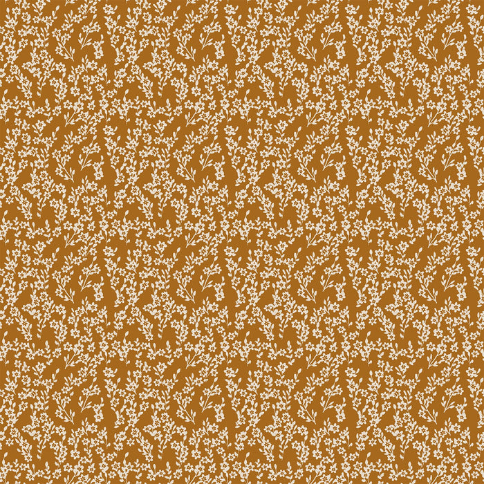 Figo Fabrics - Wild Cottage - Blossom in Ochre