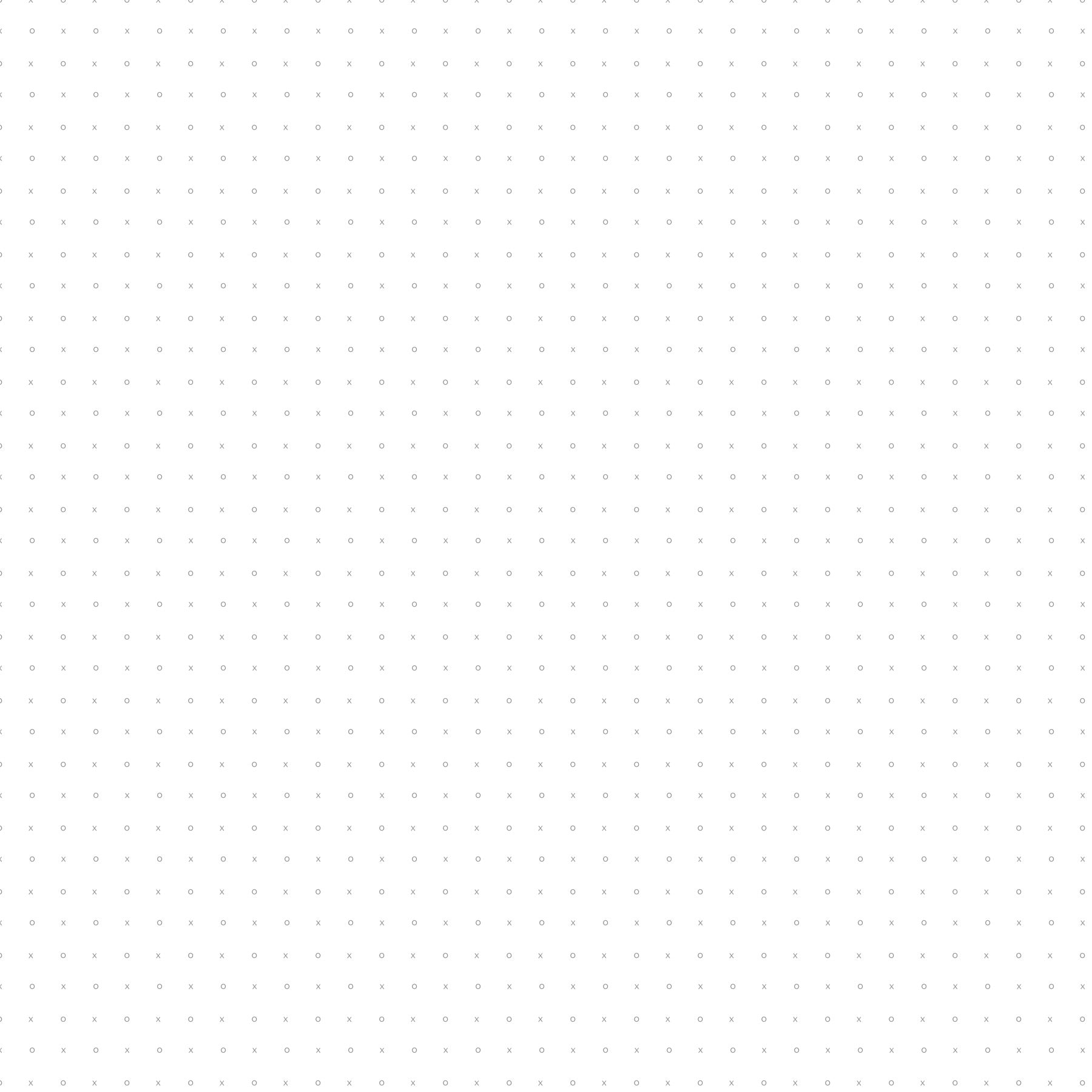 Figo Fabrics Dovetail - XO in white/grey