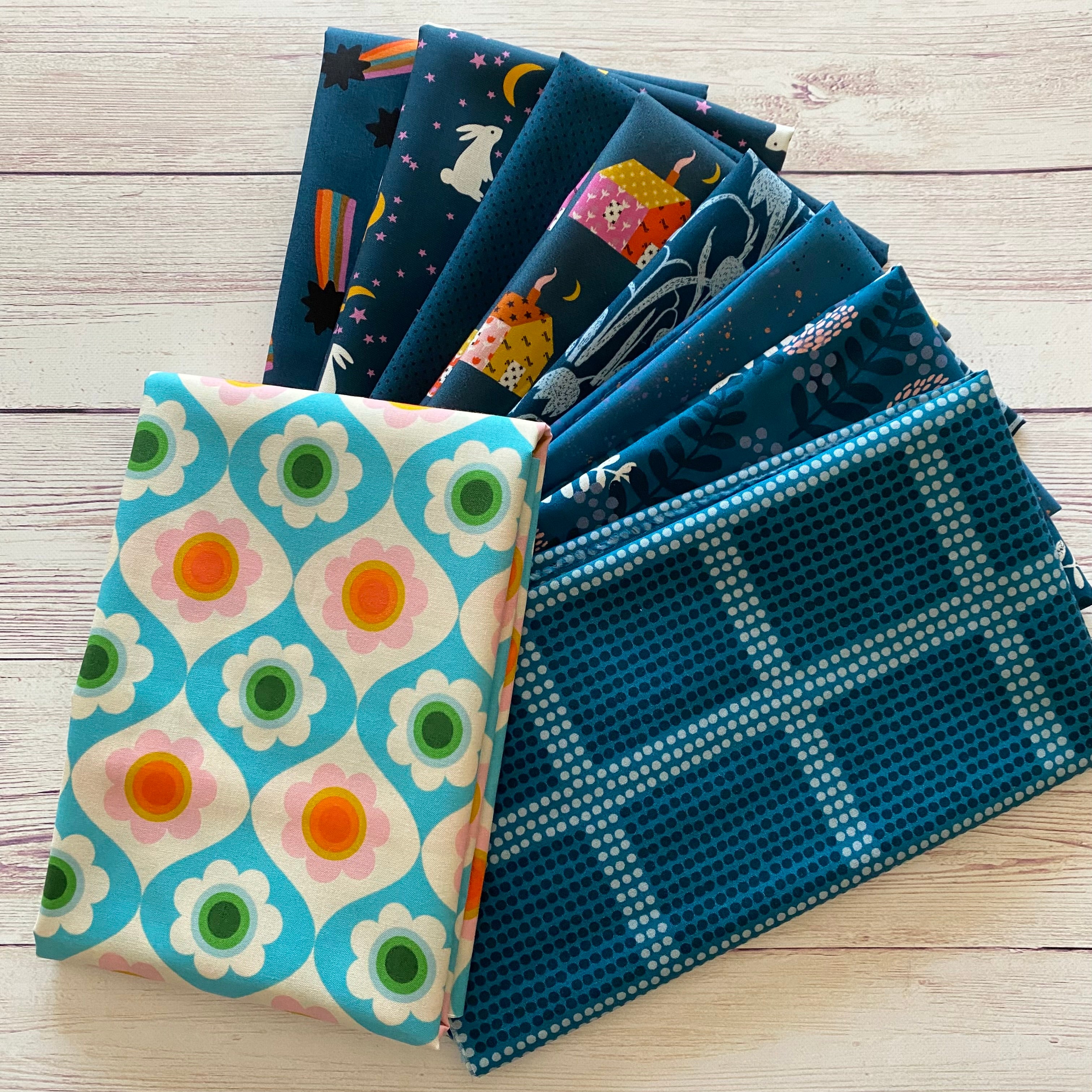 Southern Skies BOM Sashing Starter Pack - teal 2