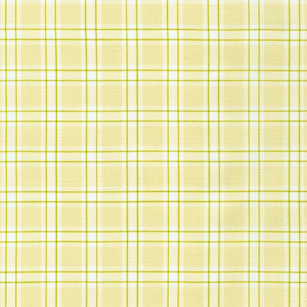 Kitchen Window Wovens -Window Pane Plaid in meringue