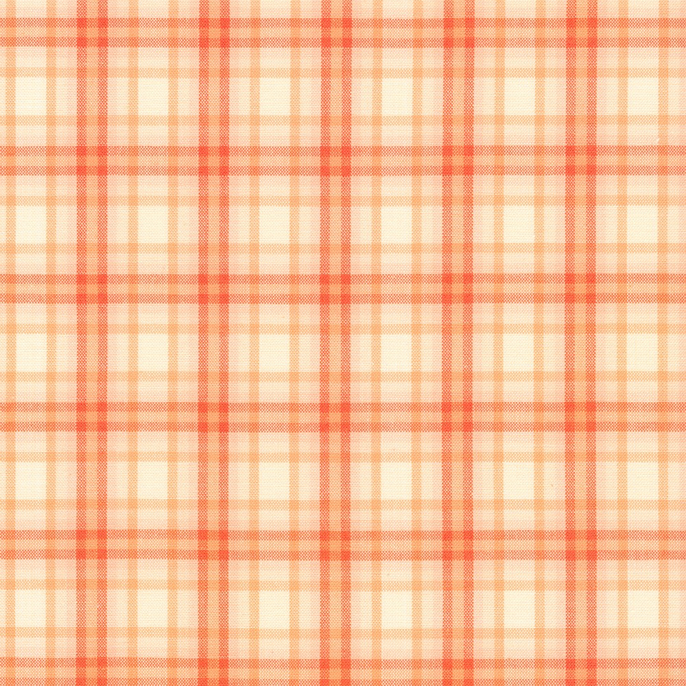 Kitchen Window Wovens - Elizabeth Hartman - Windowpane plaid in Lt Parfait