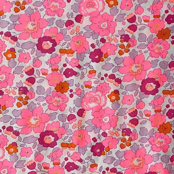 Liberty Lawn Betsy Bespoke Pink Neon