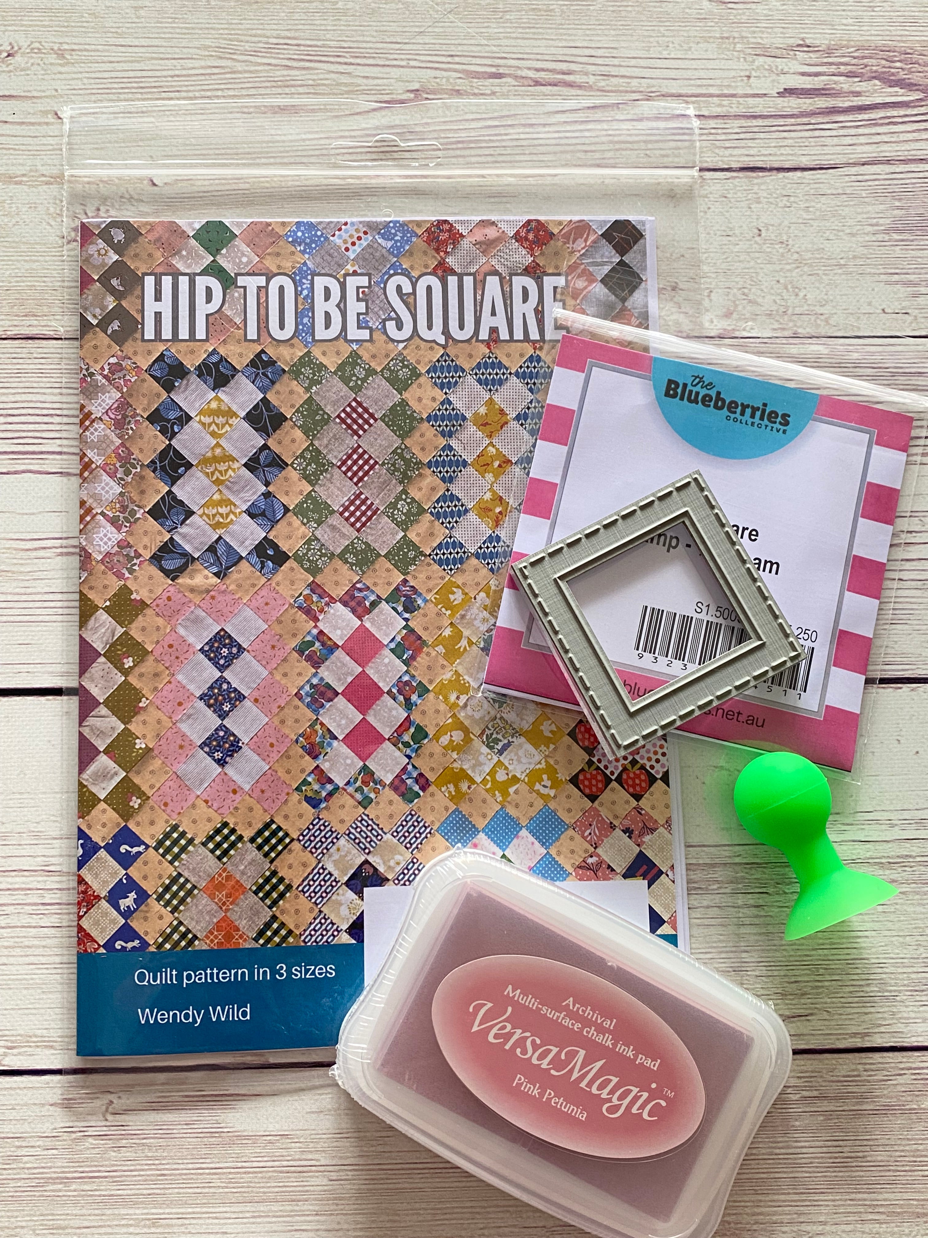 Hip To Be Square - Pattern & Stamp Bundle