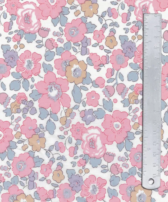 Liberty Lawn Betsy Bespoke 2GZ Pink and Mauve