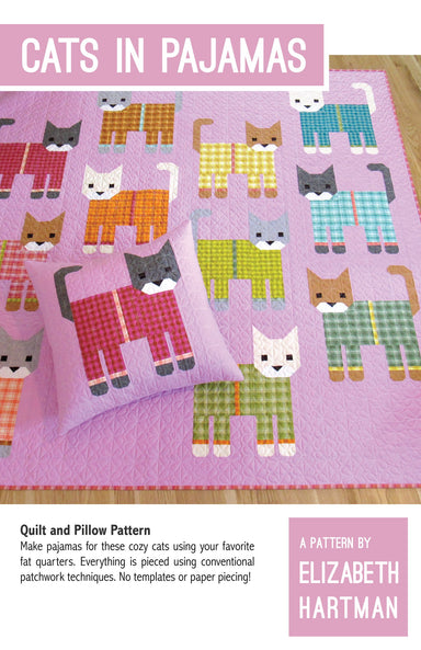 Elizabeth Hartman - Cats in Pajamas quilt pattern