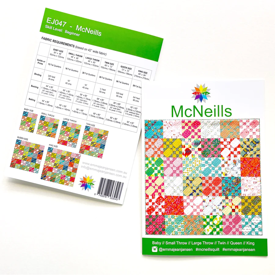 McNeils Quilt Kit in Indian Block Prints