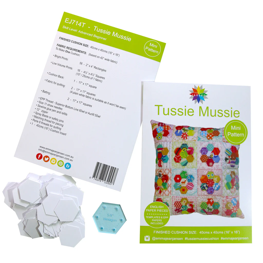 Emma Jean Janson - Tussie Mussie cushion kit with Liberty Lawns