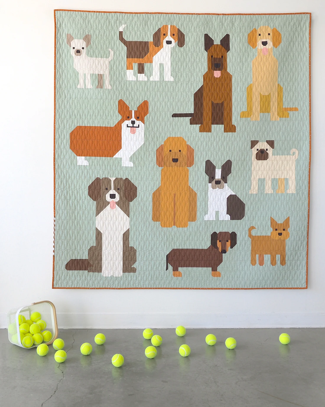Elizabeth Hartman Dog Park quilt pattern — The Next Stitch