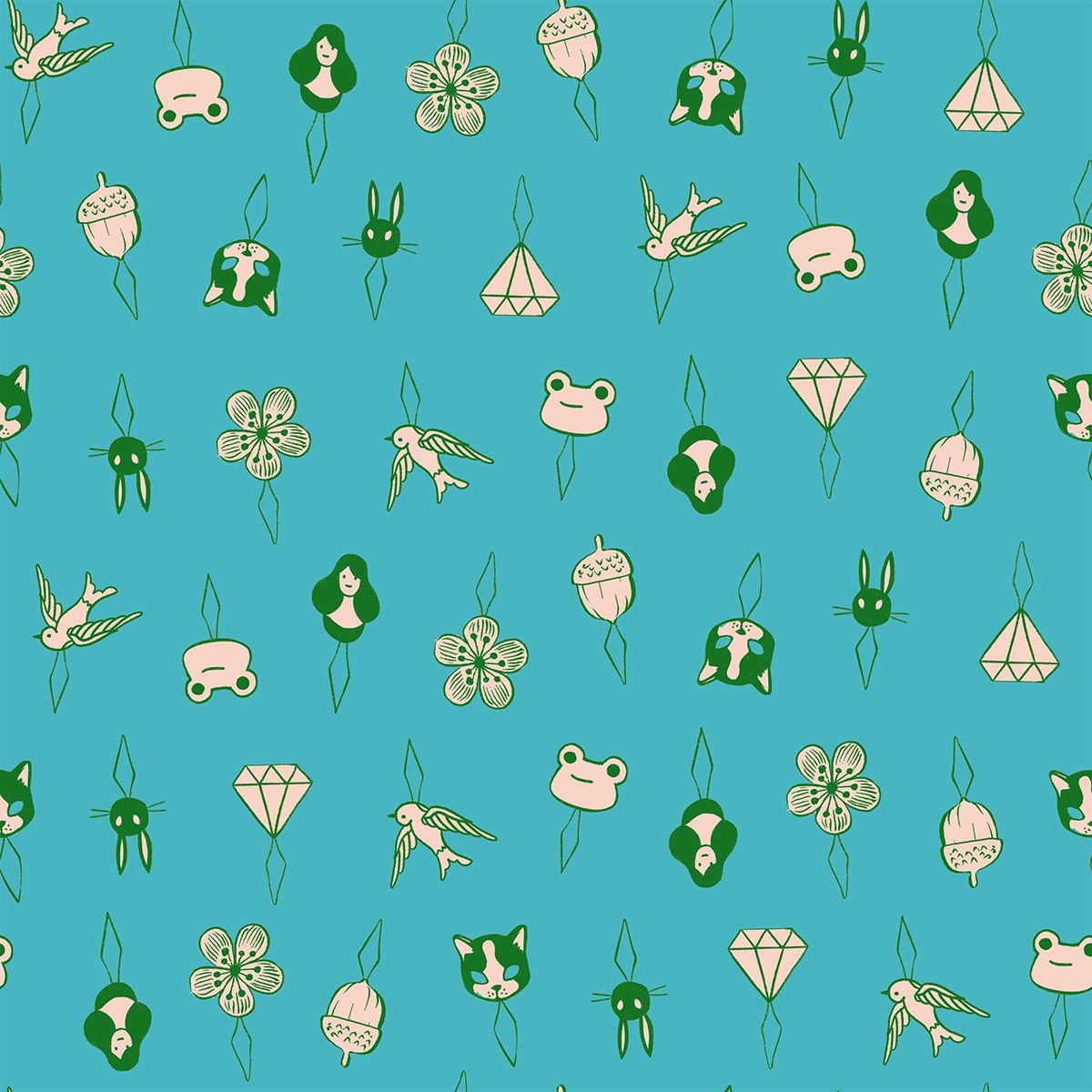 1-800-Notion - Thread Charms - Turquoise