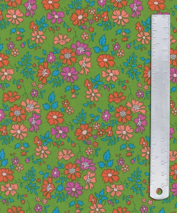 Liberty Lawn Capel Floret Bespoke 2GZ Green