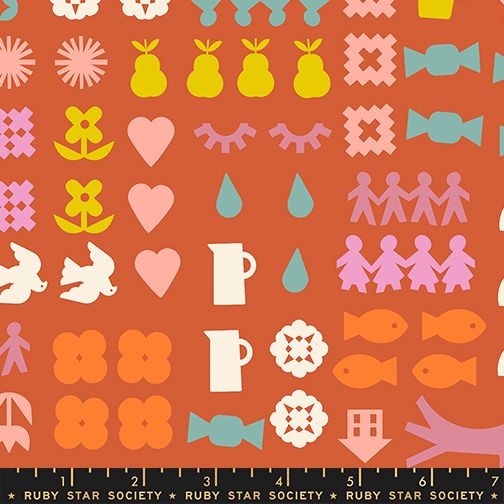 Ruby Star Society Paper Cuts 2 - Together - Persimmon