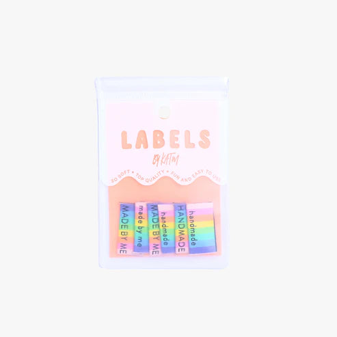 KATM - Handmade/Made By Me rainbow labels