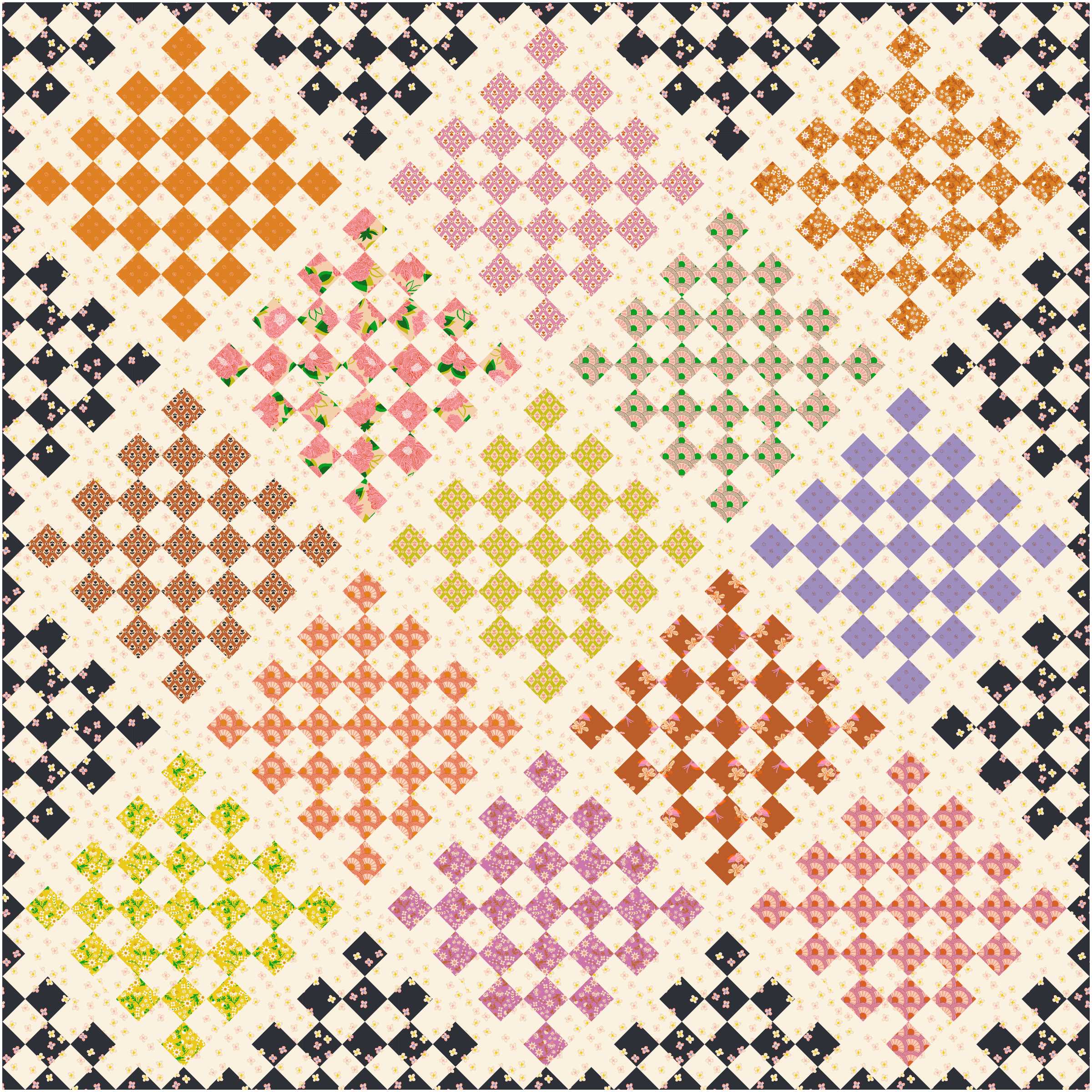 The Next Stitch - Homebody Quilt - digital pattern