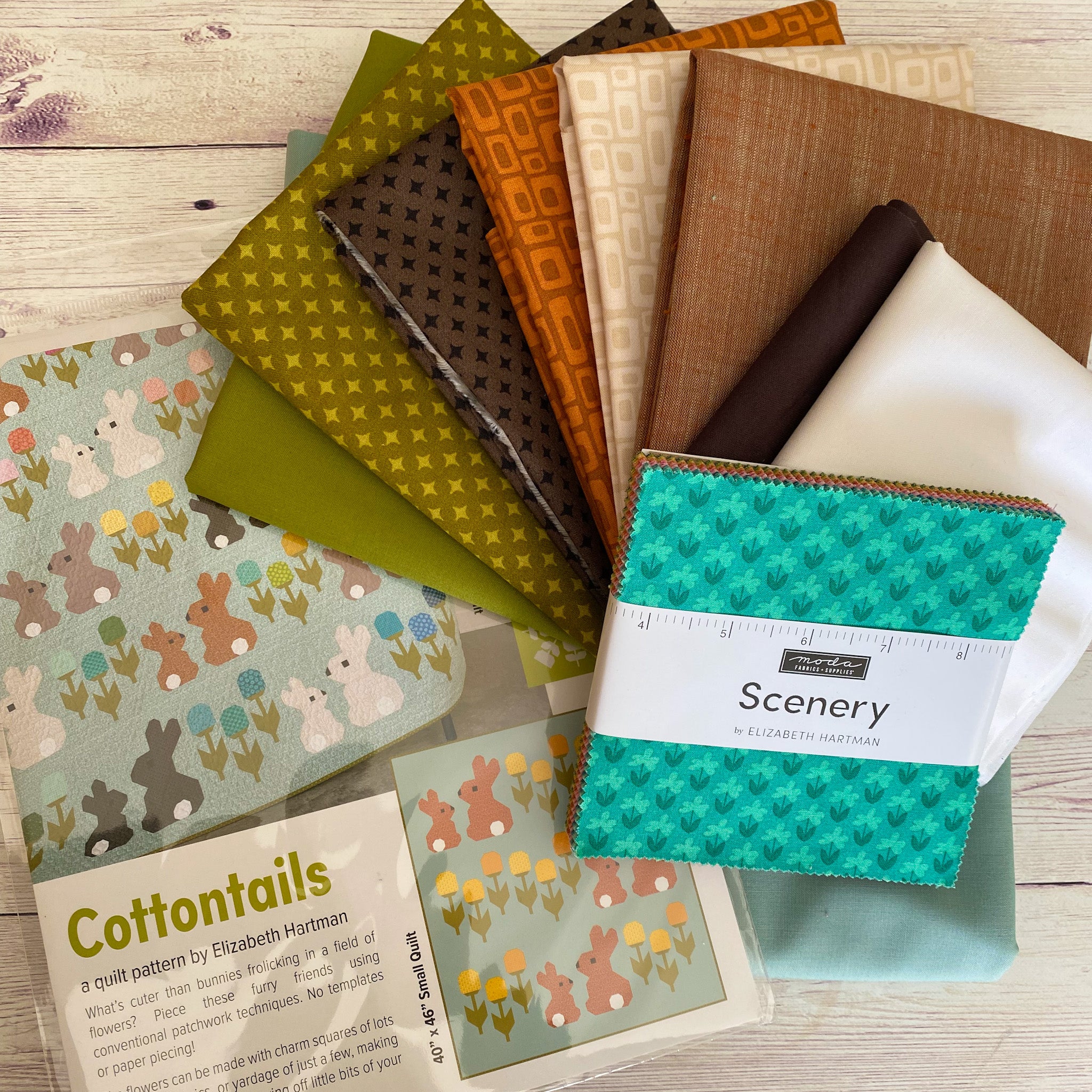 Elizabeth Hartman Cottontails Quilt Kit