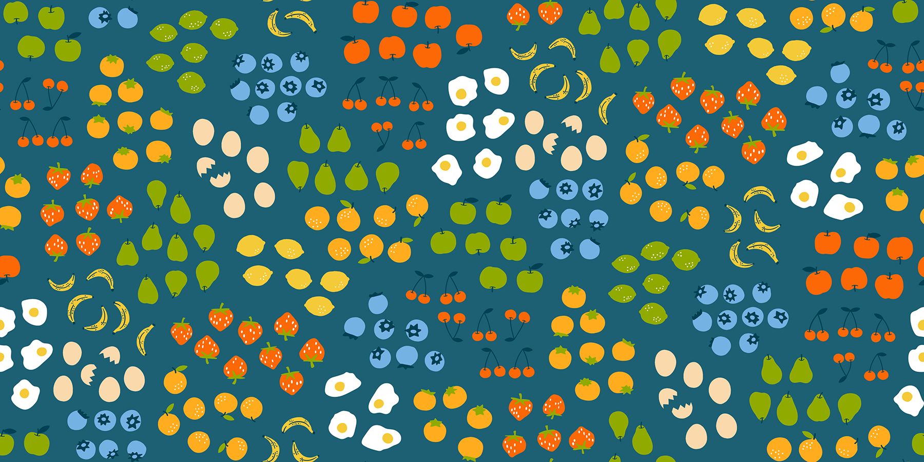 Egg and Friends - Froot - Teal