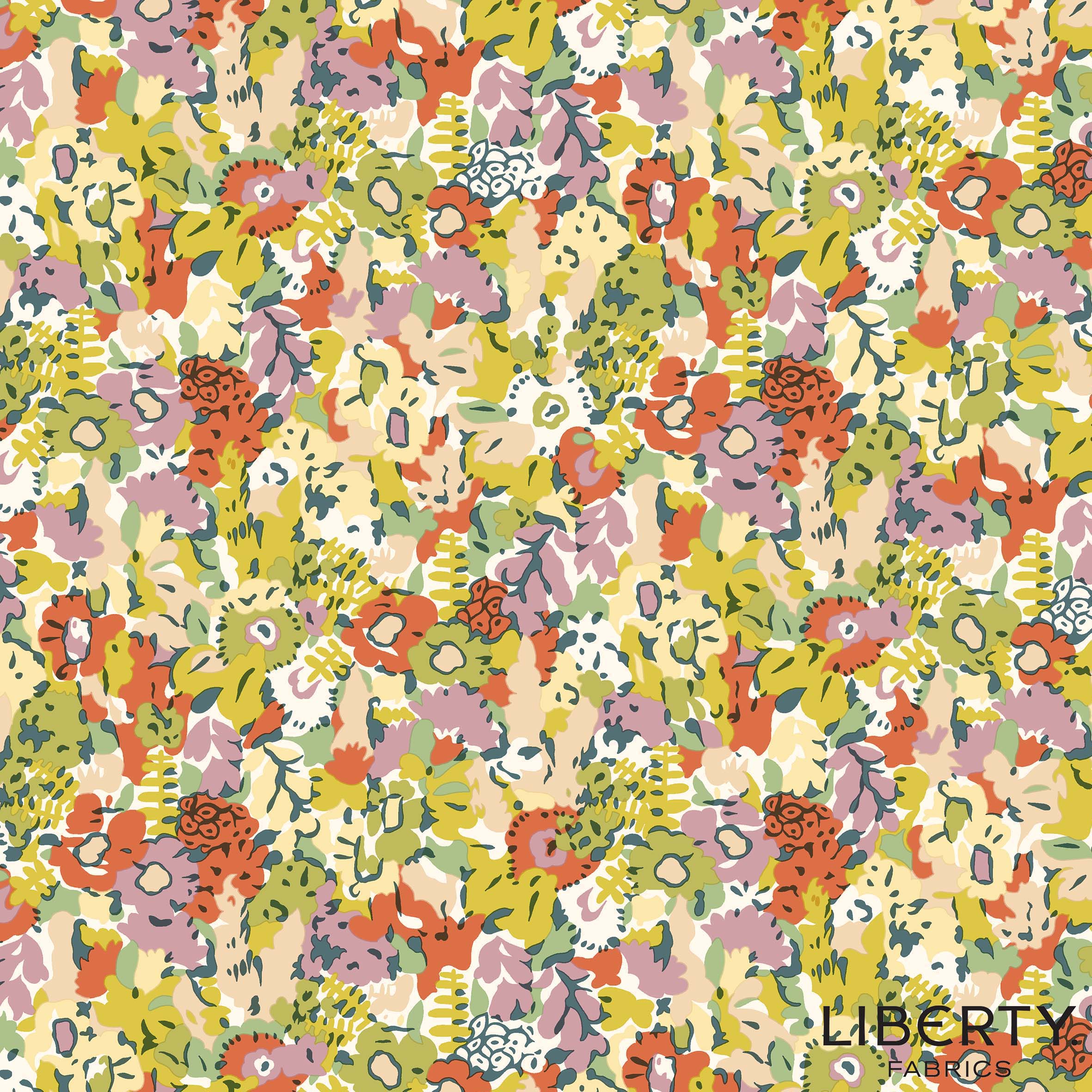 Liberty - Garden Party - Meadow Haze in yellow