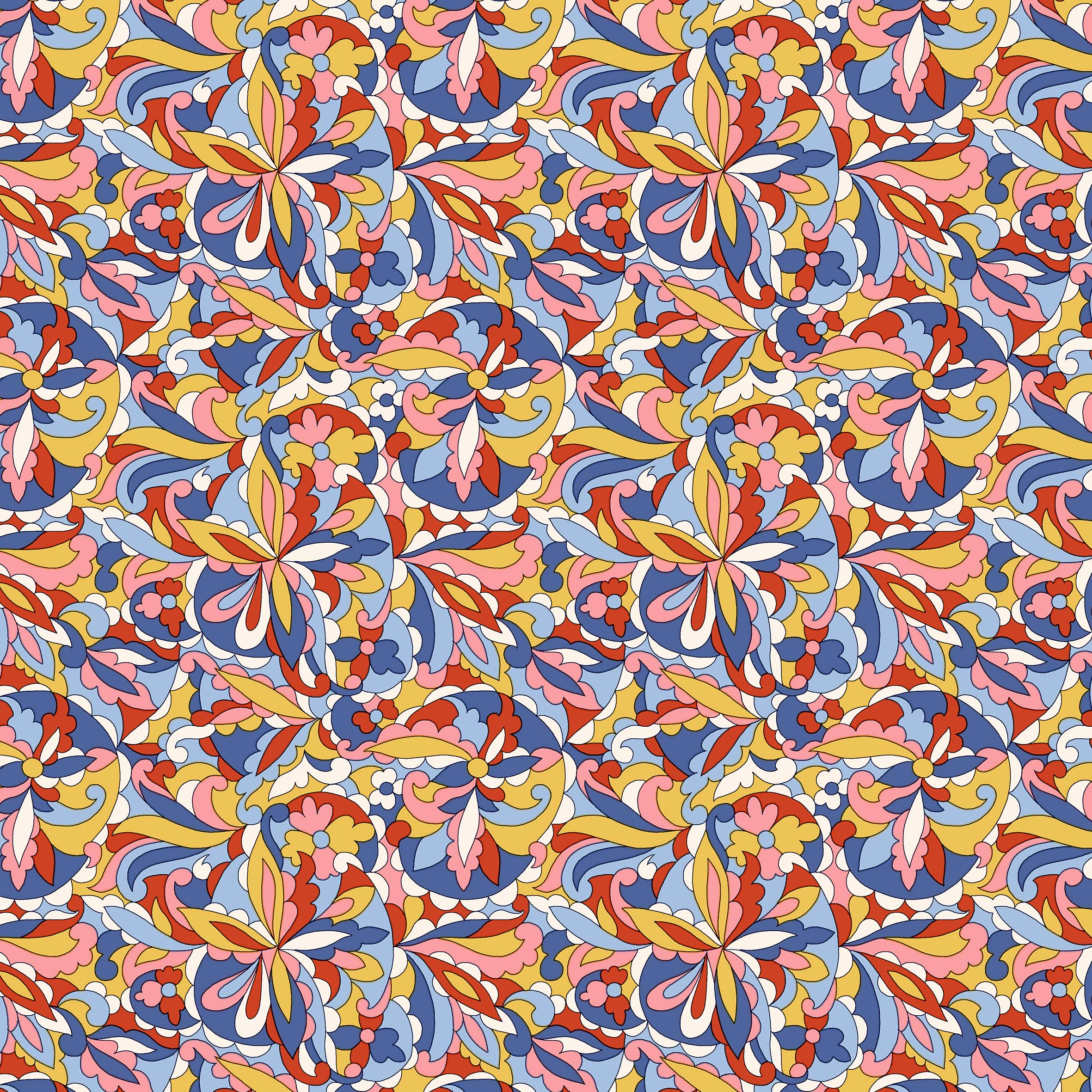 Liberty Summer Fair - Swirling Kaleidoscope A