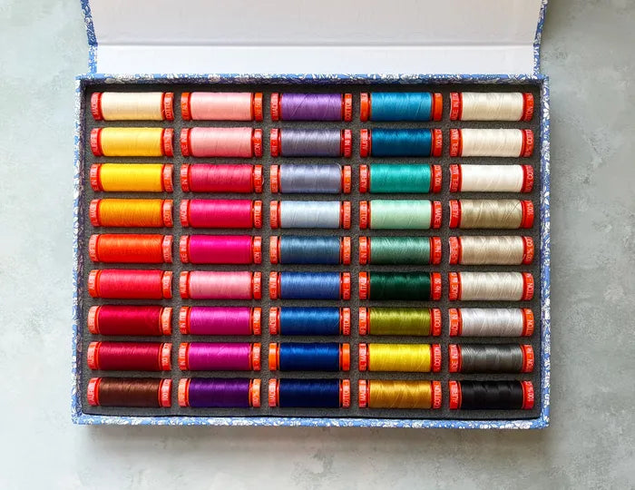 Aurifil x Liberty Thread Collection