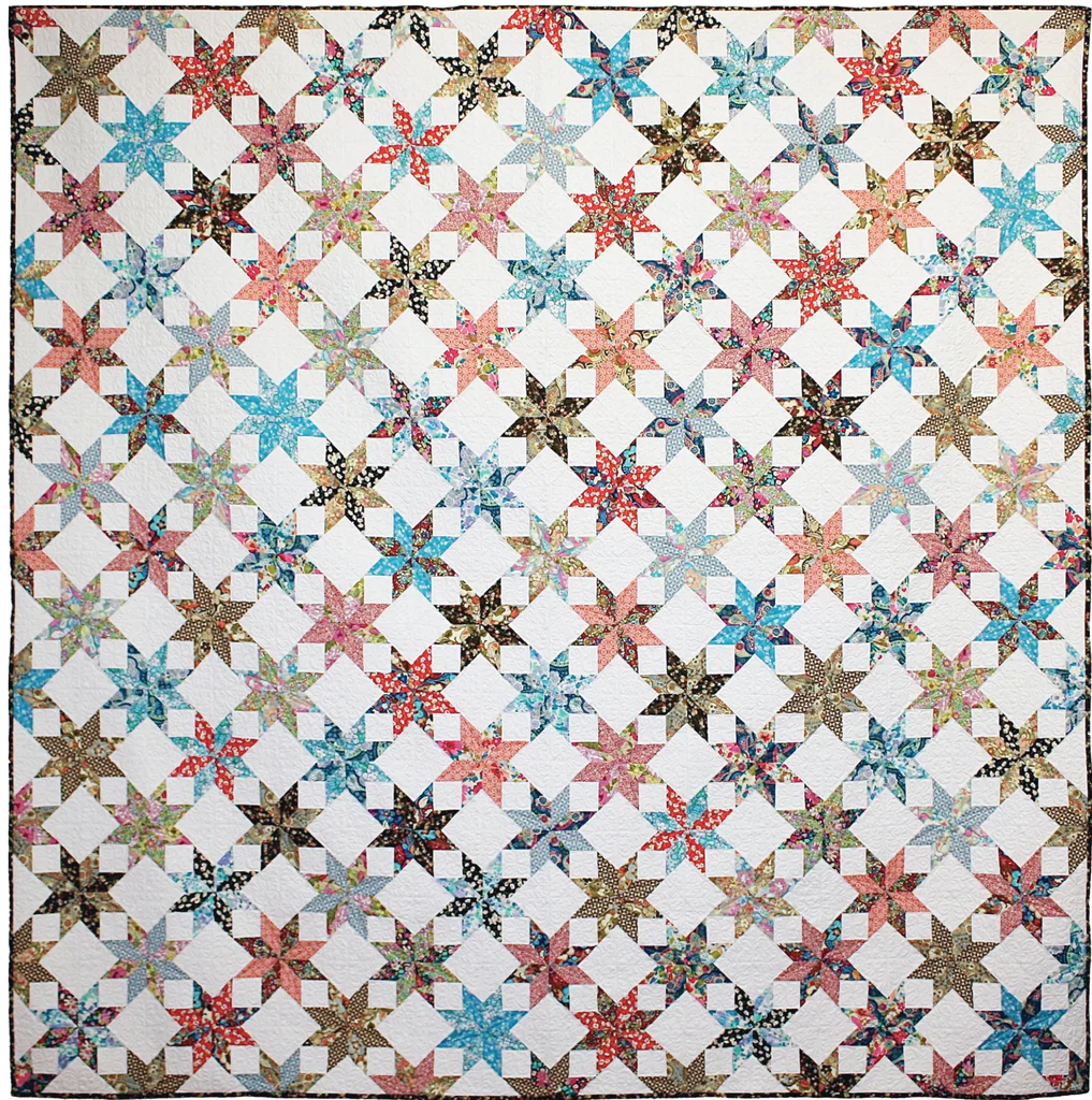 Emma Jean Janson -  Liberty Stars quilt pattern & template