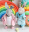 Ric Rac - Monty & June felt bunny pattern
