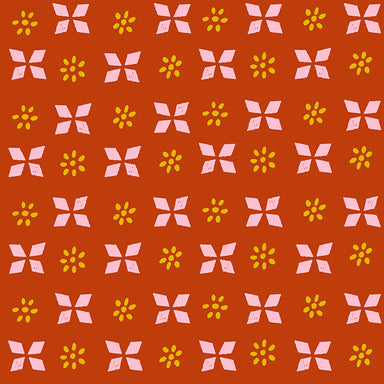 Ruby Star Society - Sugar Maple - Block Print in cayenne