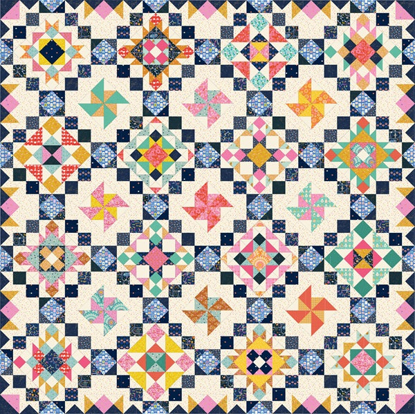 Southern Skies BOM Sashing Starter Pack - navy blue