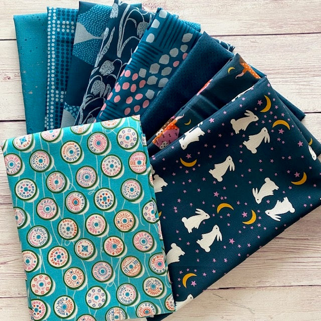 Southern Skies BOM Starter Pack  - Sashing in teal #3
