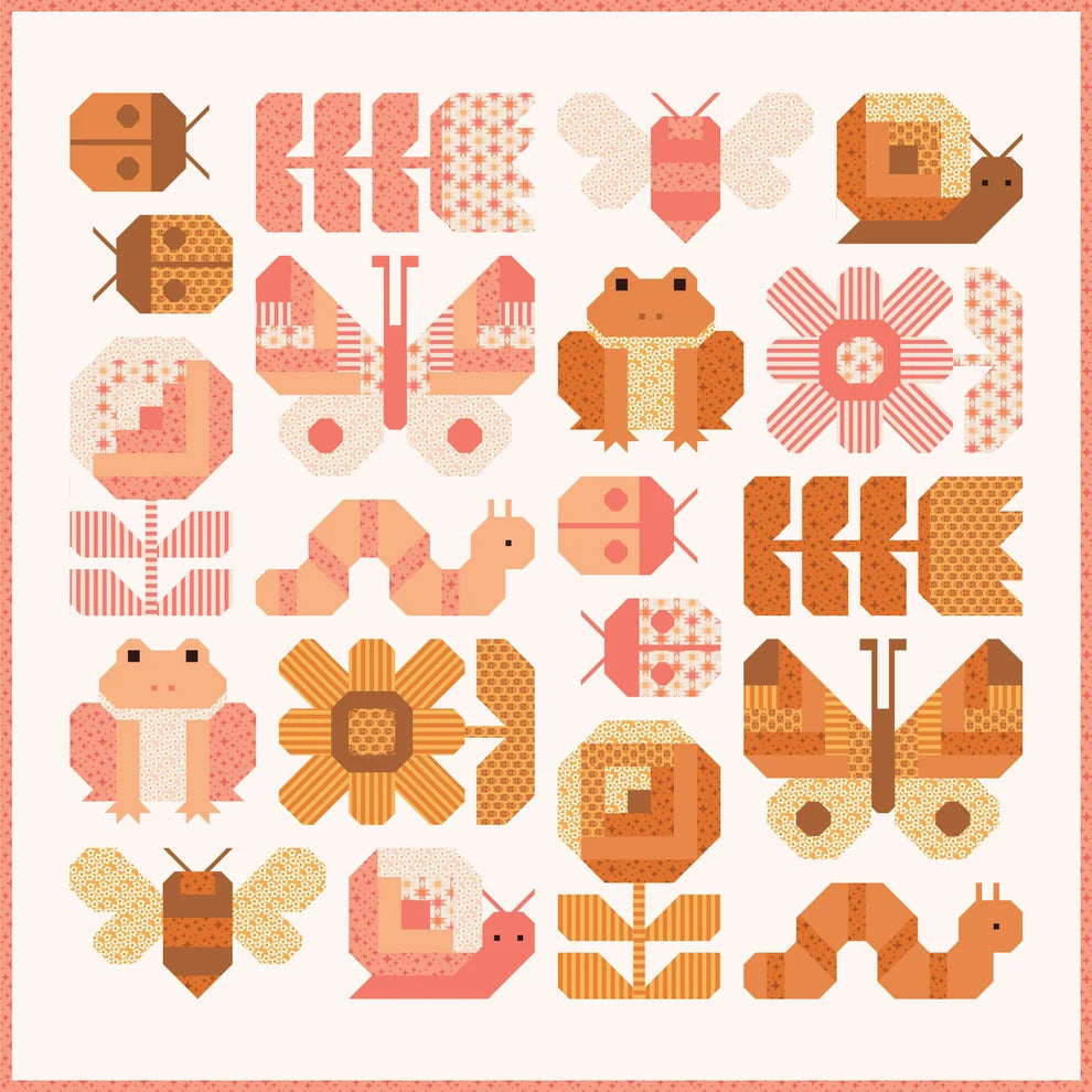 Elizabeth Hartman Busy Backyard Quilt Pattern