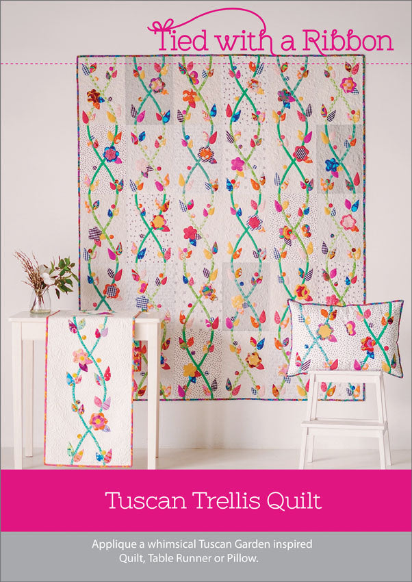 Tuscan Trellis Quilt Pattern & Template set