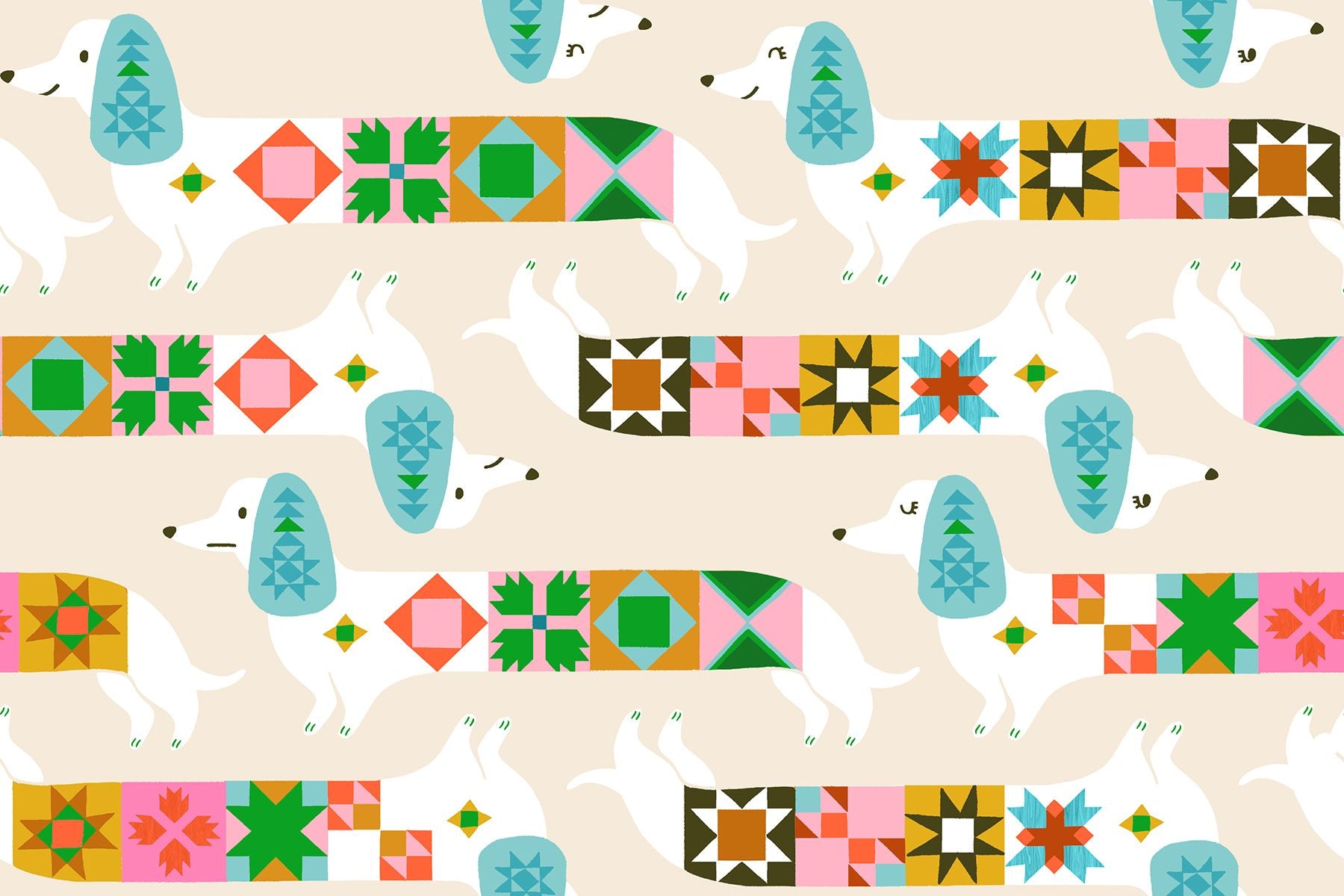 1-800-Notion - Quilty Dog - Shell