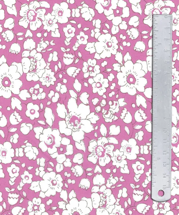 Liberty Lawn Betsy Boo Bespoke 2GZ Pink and White END OF BOLT