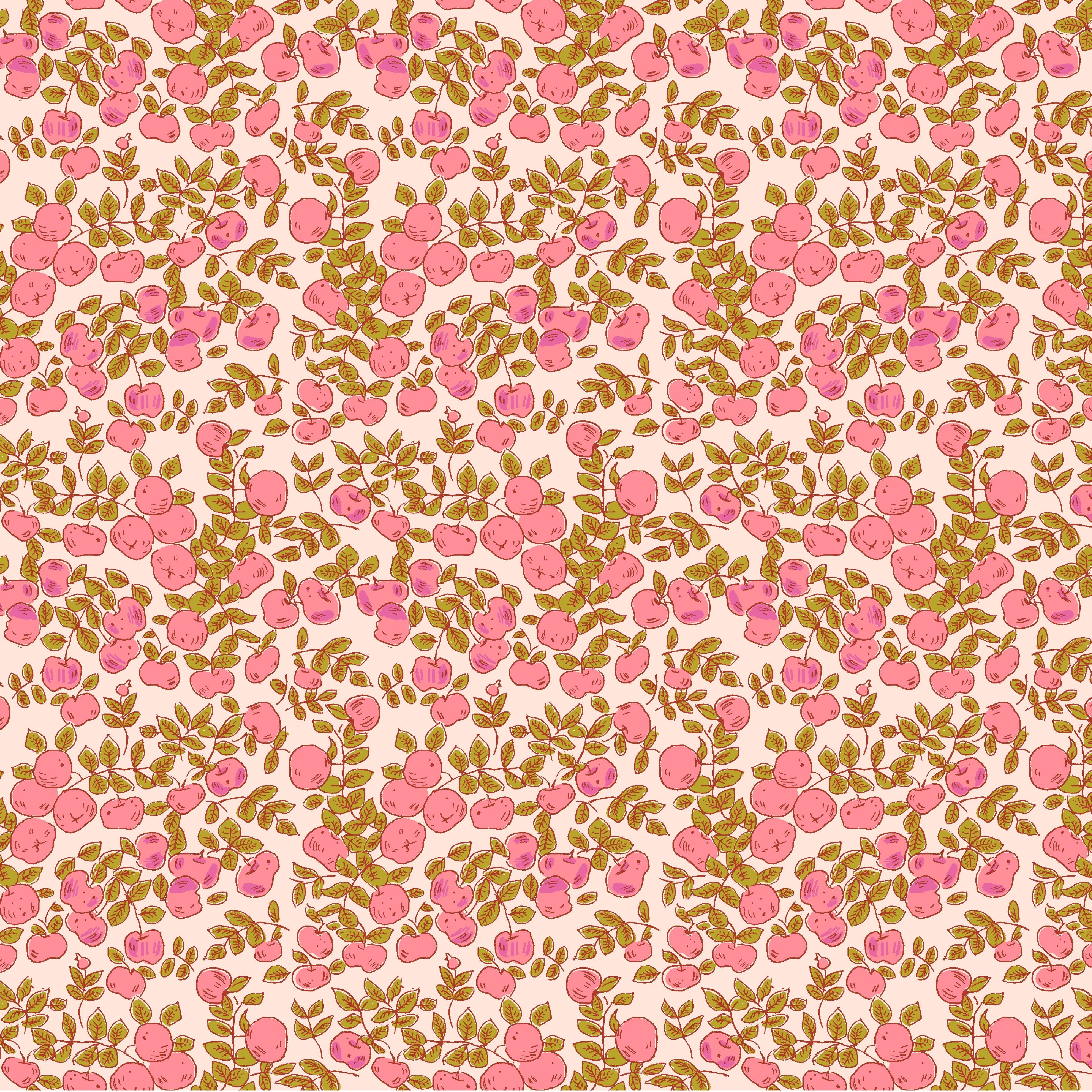 Heather Ross Favourites - Apples - Blush