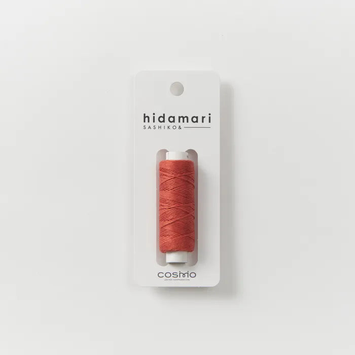 Cosmo Hidamari Sashiko Thread in  rusty red