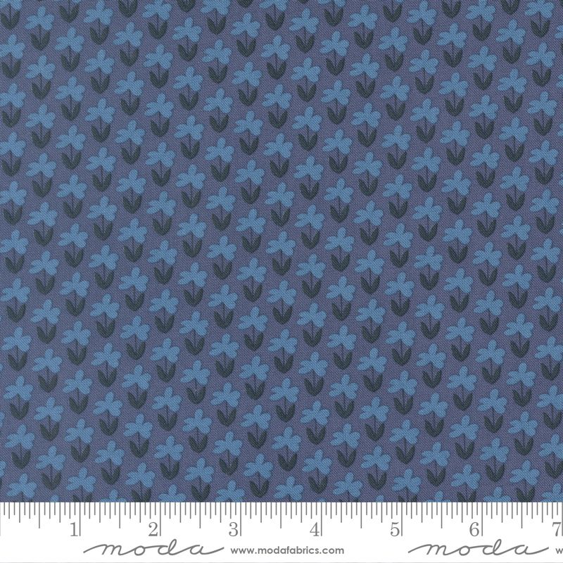 Elizabeth Hartman Scenery - Meadow - Denim