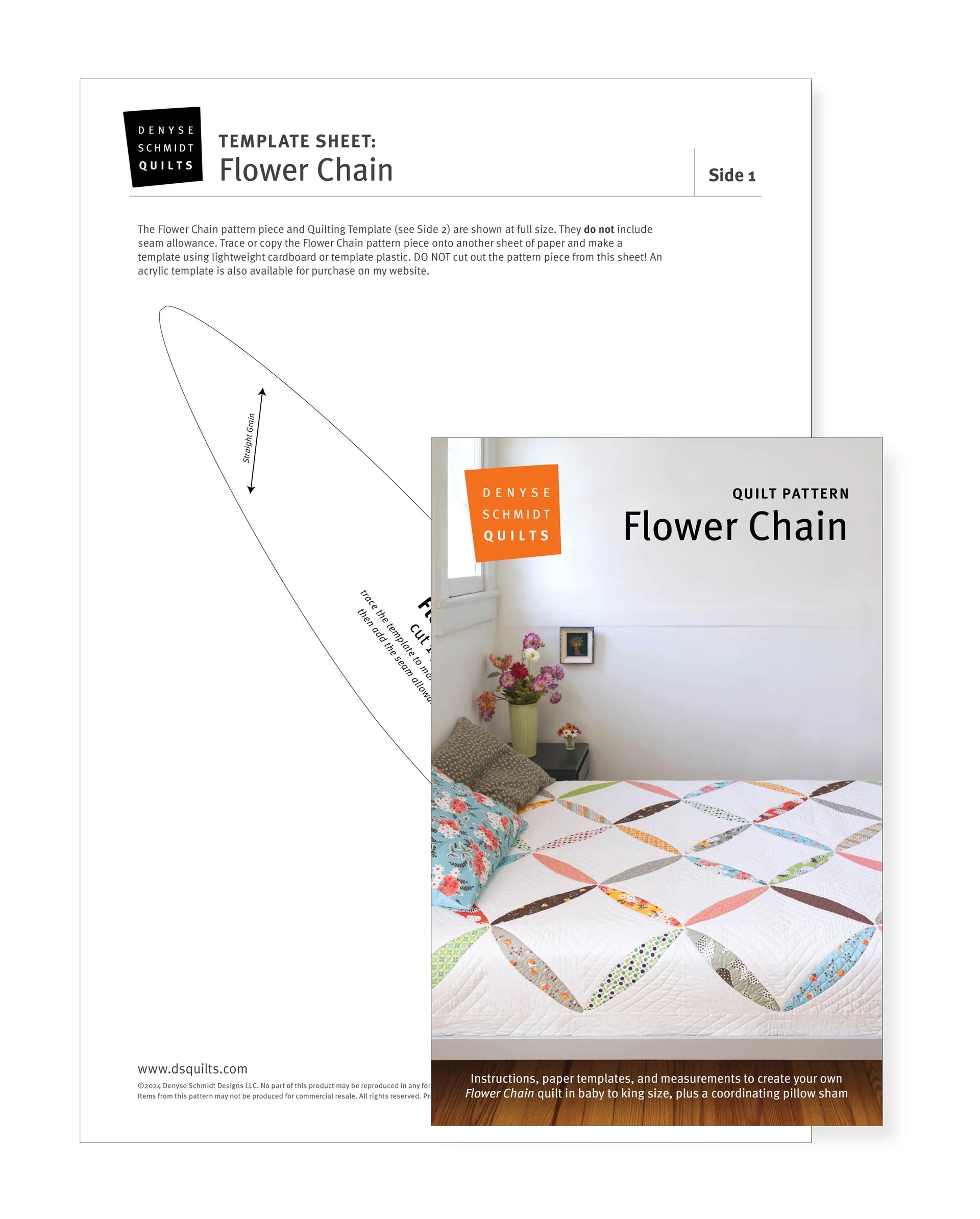Flower Chain - Pattern & Template pack PRESALE