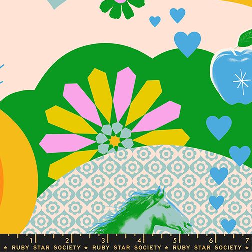 Ruby Star Society Best Day Ever - Floral horse - Verdant