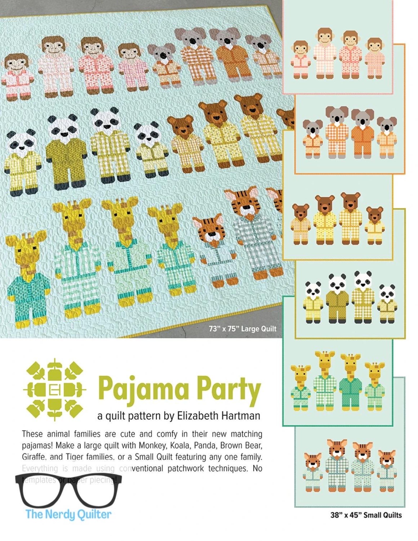 Elizabeth Hartman Pajama Party Quilt Pattern