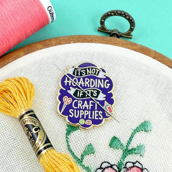 Its Not Hoarding If Its Craft Supplies Needle Minder