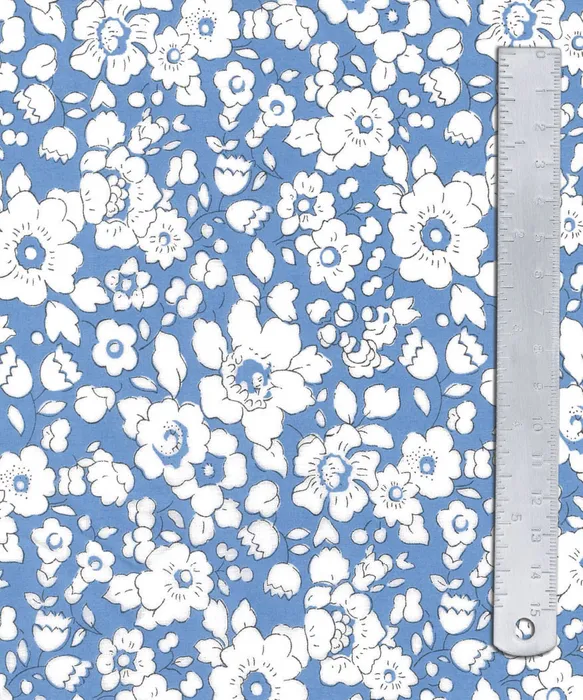 Liberty Lawn Betsy Boo Bespoke 2GZ Blue and White