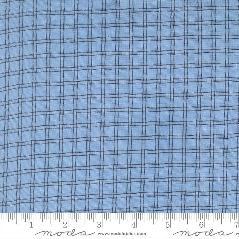 Summer Solstice Wovens - Med blue plaid