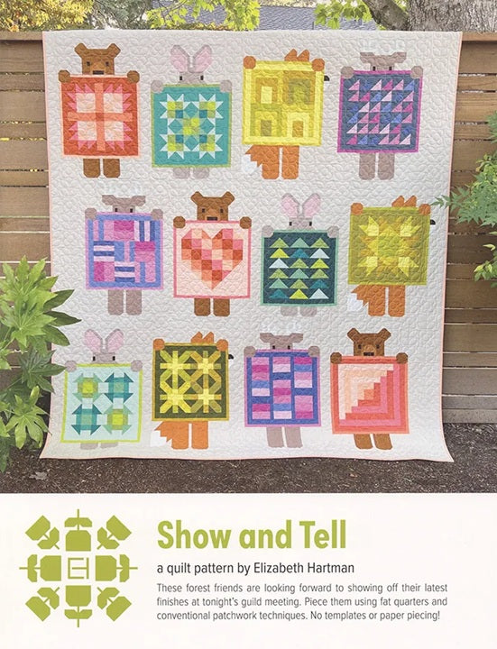 Elizabeth Hartman Show and Tell Quilt Pattern PRESALE