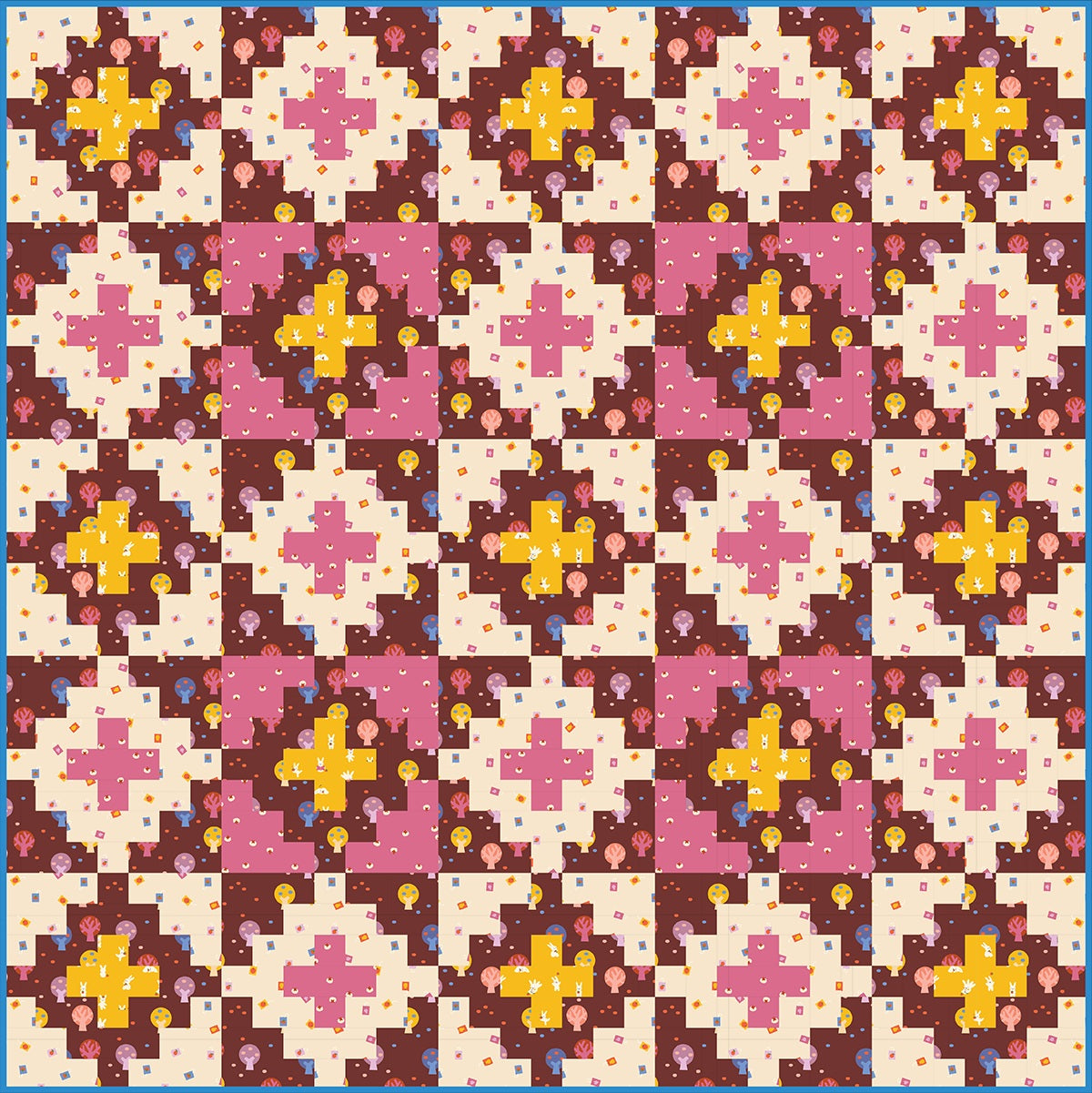 Star Tapestry Throw Quilt - fabric kit