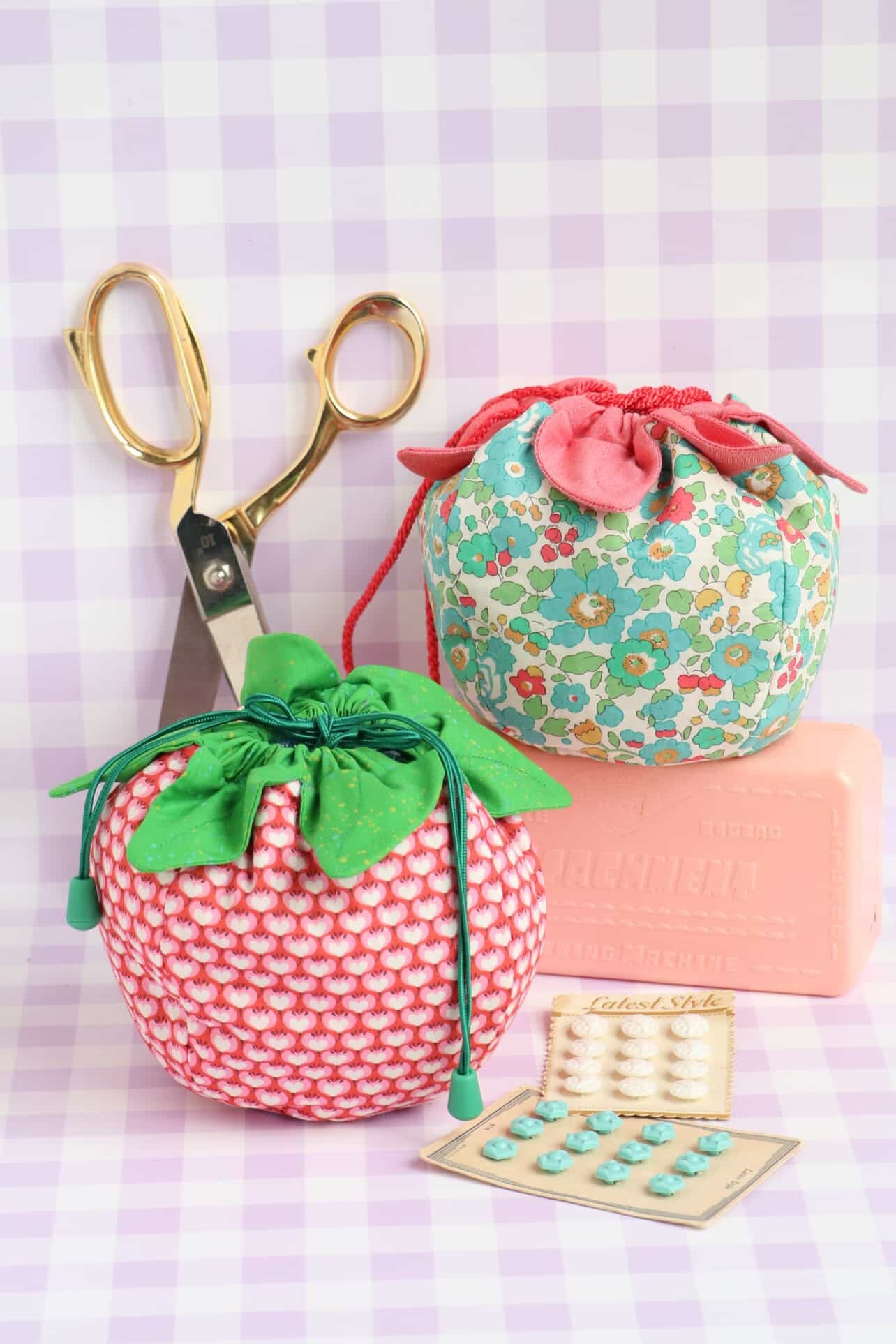 Ric Rac - Tomayto Tomato drawstring bag pattern