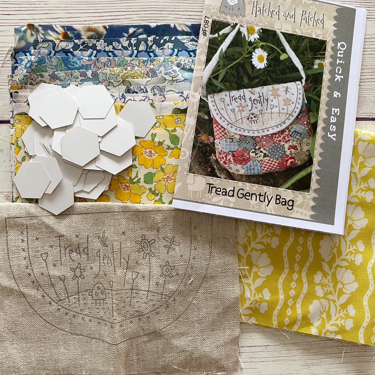 Tread Gently Bag Kit in Blue and Yellow